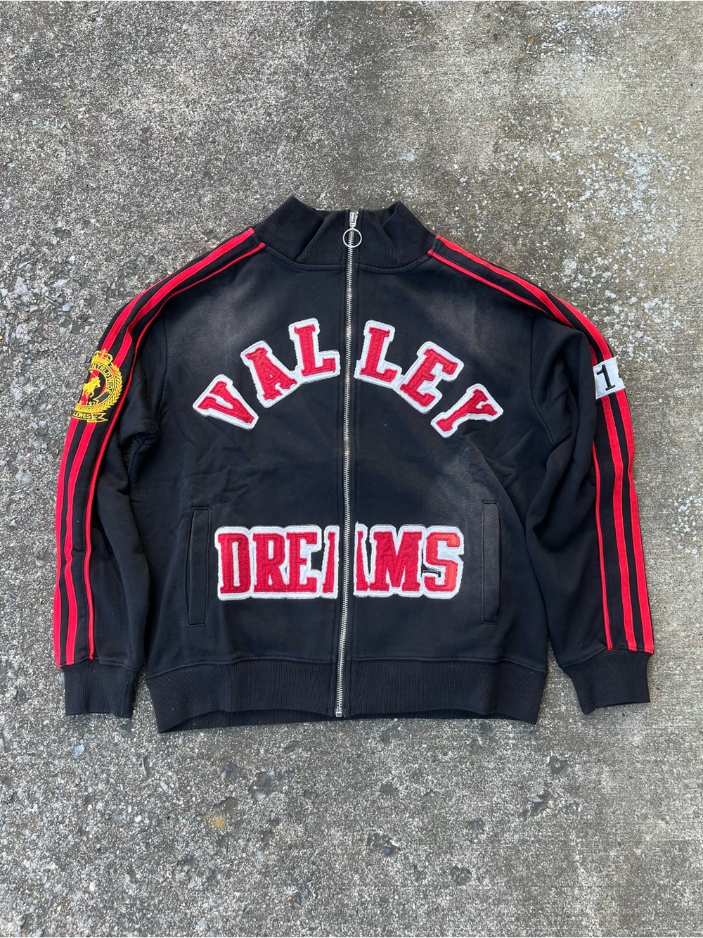 Men's Black & Red Track Jacket